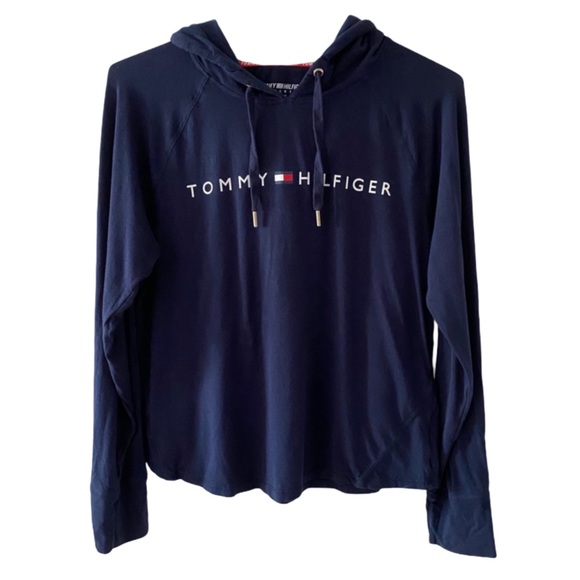 Tommy Hilfiger Tops - Tommy Hilfiger Sport Thin Hoodie Sweater L